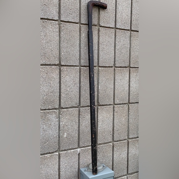 Early 20th Century Vtg Hand Crafted Carved Dual Hardwood Walking Stick Cane - Picture 2 of 16